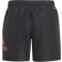 adidas Boy's Logo CLX Swim Shorts - Black/App Solar Red