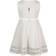 Calvin Klein Big Girl's Illusion Mesh-Hem Dress - Whipped White