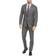 Van Heusen Men's Flex Plain Slim Fit Suits - Medium Grey Sharkskin
