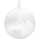 Magnor Christmas Bauble with Snow Star Julepynt 12cm