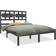 vidaXL grey, Solid Wood Bed Frame Bed Base