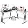 Homall L Shaped Gaming Desk Computer Corner Desk PC with Large Monitor Riser Stand