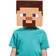 Disguise Minecraft-Lizenzmaske Steve Videospielmaske hautfarben-braun
