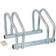 Dunlop bike rack for two bicycles floormount 26.5 x x 32.5 silver