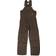 Berne Men's Washed Duck Quilt-Lined Insulated Bib Overalls
