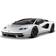 Maisto Lamborghini Countach LPI 800-4 White with Black Accents and Red Interior "Special Edition" 1/18 Diecast Model Car