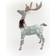Alpine Corporation Mesh Holiday Reindeer Lawn Cool