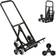 Vevor Stair Climbing Cart Foldable Hand Truck 375 lbs Capacity w/ Backup Wheels