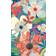 Ohpopsi Blue Janis Indigo Floral Riot Wallpaper
