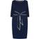 Adrianna Papell Crepe Tie Dress - Navy Sateen/Ivory