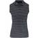 Nike Dri-FIT Victory Women's Striped Sleeveless Golf Polo - Black/White