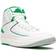 Nike Air Jordan 2 Retro M - White/Sail/Light Steel Grey/Lucky Green