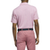 adidas Go To Stripes Golf Polo Shirt - Pink Strata