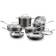 Cuisinart Chef's Classic Cookware Set with lid 11 Parts