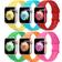 Amsky Silicone Armband for Apple Watch 38/40/41/42/44/45mm - 6 Pack