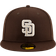 New Era San Diego Padres Authentic Collection 59FIFTY Fitted Cap - Brown