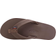 Rainbow Single Layer Premier Leather with Arch Support 1" Strap - Mocha