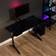 Vivo Breathing RGB Geo-Honeycomb LED Lights Gaming Desk - Black