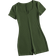 Shein EZwear Notched Neck Rib Knit Unitard Romper - Army Green