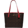 Coach City Tote In Signature Canvas - Gold/Brown Red