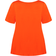 Avenue Knit Pleated Top - Orange