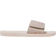 Michael MK Logo Pool Slide Sandals - White/Gold