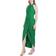 Julia Jordan Knot Neck Tulip Hem Midi Dress - Green