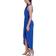 Julia Jordan Knot Neck Tulip Hem Midi Dress - Blue