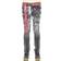 Cult of Individuality Punk Super Skinny Belted Jeans - Black