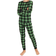 Leveret Cotton Plaid Pajamas - Green/Black