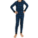 Leveret Cotton Plaid Pajamas - Black/Navy