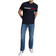 Tommy Hilfiger Men's Embroidered Flag Stripe Logo T-shirt - Desert Sky