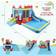 Dreamvan 7 in 1 Inflatable Bouncer Slide Bouncy Castle