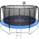 JINS & VICO Balance Bar & Basketball Hoop Trampoline 427cm + Safety Net + Ladder
