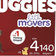 Huggies Little Movers Disposable Diapers Size 4
