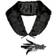 Widmann Srl Charleston Set Black Stola Headcover Straws for Women Costume