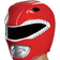 Disguise Men's Red Ranger Adult Helmet