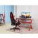 48" Home Office Gaming Computer Desk-Black/Red