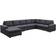Lilola Home Tifton Collection Sectional Sofa 146.5" 6 Seater