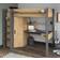 Parisot wardrobe desk storage space Etagenbett 90x200cm
