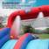 Sunny & Fun Inflatable Water Slide with Climbing Wall & Dual Slides