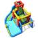Costway Inflatable Bouncer Water Slide Bounce House Splash Pool without Blower