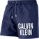 Calvin Klein Badeshorts Dunkelblau Slogan für Herren