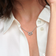 Pandora Infinity Heart Choker Necklace - Silver/Transparent