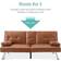 Best Choice Products B0BLRCFHXG Sofa 65.2" 2 Seater