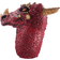 Ghoulish Productions Medieval Collectibles Red Dragon Costume Head Mask