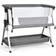 Costway Adjustable Baby Bedside Crib with Large Storage 32x22"