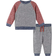 Andy & Evan Infant Boy's Hacci Sweat Set - Grey Colorblk