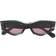 Valentino Rockstud irregular-frame sunglasses Acetate