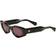 Valentino Rockstud irregular-frame sunglasses Acetate